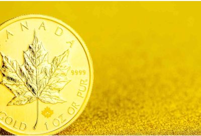 Gouden Maple Leaf munt