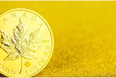 Gouden Maple Leaf munt