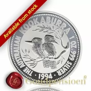 1 troy ounce silver Kookaburra 1994 | Order online at Goudpensioen