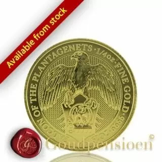 Buy The Queen's Beasts gold coins at Goudpensioen | Pure gold