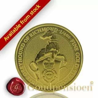 Buy The Queen's Beasts gold coins at Goudpensioen | Pure gold