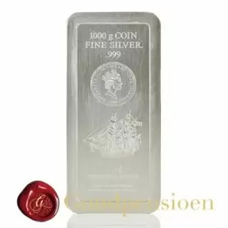 Buy silver coin bars at Goudpensioen | Coin bars in various