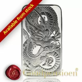 Buy silver coin bars at Goudpensioen | Coin bars in various