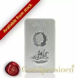 Buy silver coin bars at Goudpensioen | Coin bars in various