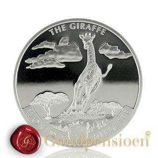 1 Oz Congo World's Wildlife - Giraffe 2019 | Geiger Mint | Buy