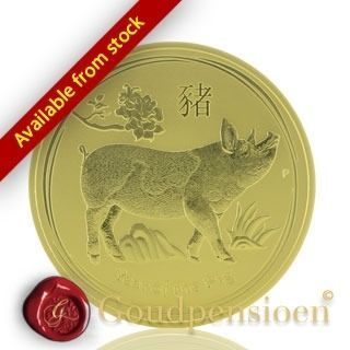 1 Oz Chinese Lunar Pig 2019 | Lunar Series II | Perth Mint gold coin