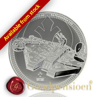 1 Oz Millennium Falcon 2021 | Niue Star Wars Series | Buy silver coins