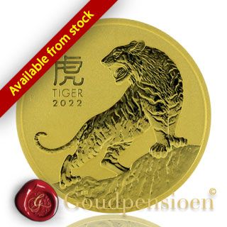 2 Oz Chinese Lunar Tiger 2022 | Lunar Series III | Perth Mint gold coin