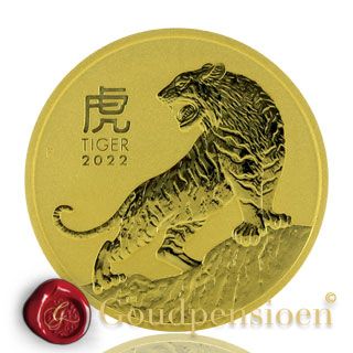 2 Oz Chinese Lunar Tiger 2022 | Lunar Series III | Perth Mint gold coin