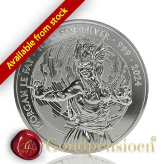 1 Oz Morgan Le Fay 2024 Silver Coin Myths And Legends Series   1 Oz Myths And Legends Morgan Le Fay 2024 Silver Coin In Stock 