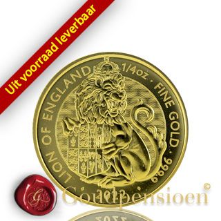 Staat schieten niezen 1/4 Oz Lion 2022 gouden munt | The Royal Tudor Beasts series | The Royal  Mint