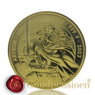 1 Oz King Arthur 2023 | 1 Oz Myths and Legends | Gouden munt kopen