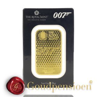 1 Oz Diamonds Are Forever | James Bond 007 Goudbaar | The Royal Mint