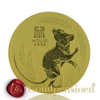 1 Oz Chinese Lunar Mouse 2020 | Lunar Series III | Perth Mint gold coin