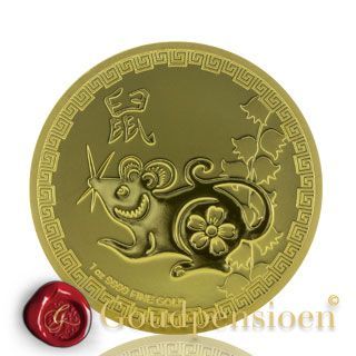 1 Oz Niue Lunar Rat 2020 | New Zealand Mint | 999 pure gold coin